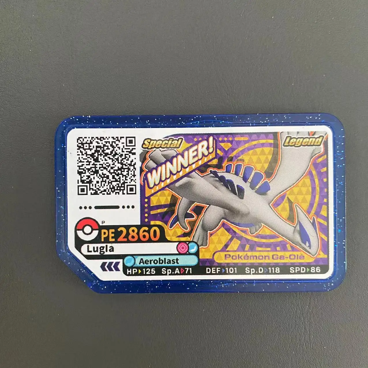 

BANDAI Pokemon Special Edition P Lugia Plus Aurora Arcade Universal Proud Disc A Rare Out-of-print Collectible Game Card