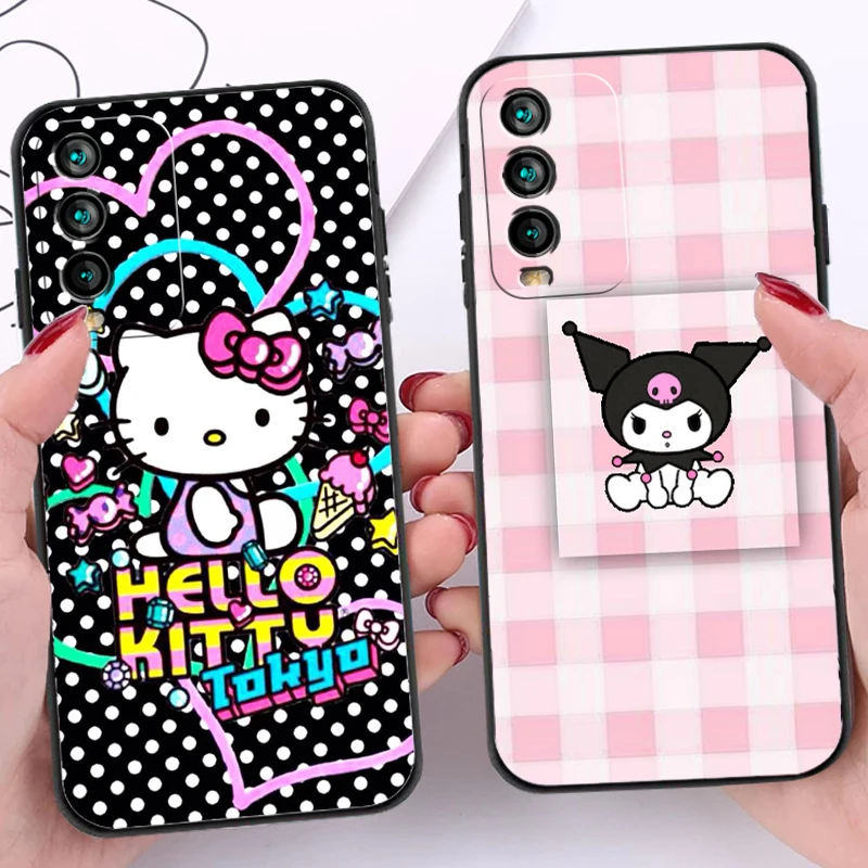 

Hello Kitty Kuromi Phone Cases For Xiaomi Redmi 9C 9 9T 9A 9AT Redmi Note 9 9S 9 Pro 5G Funda Coque Carcasa