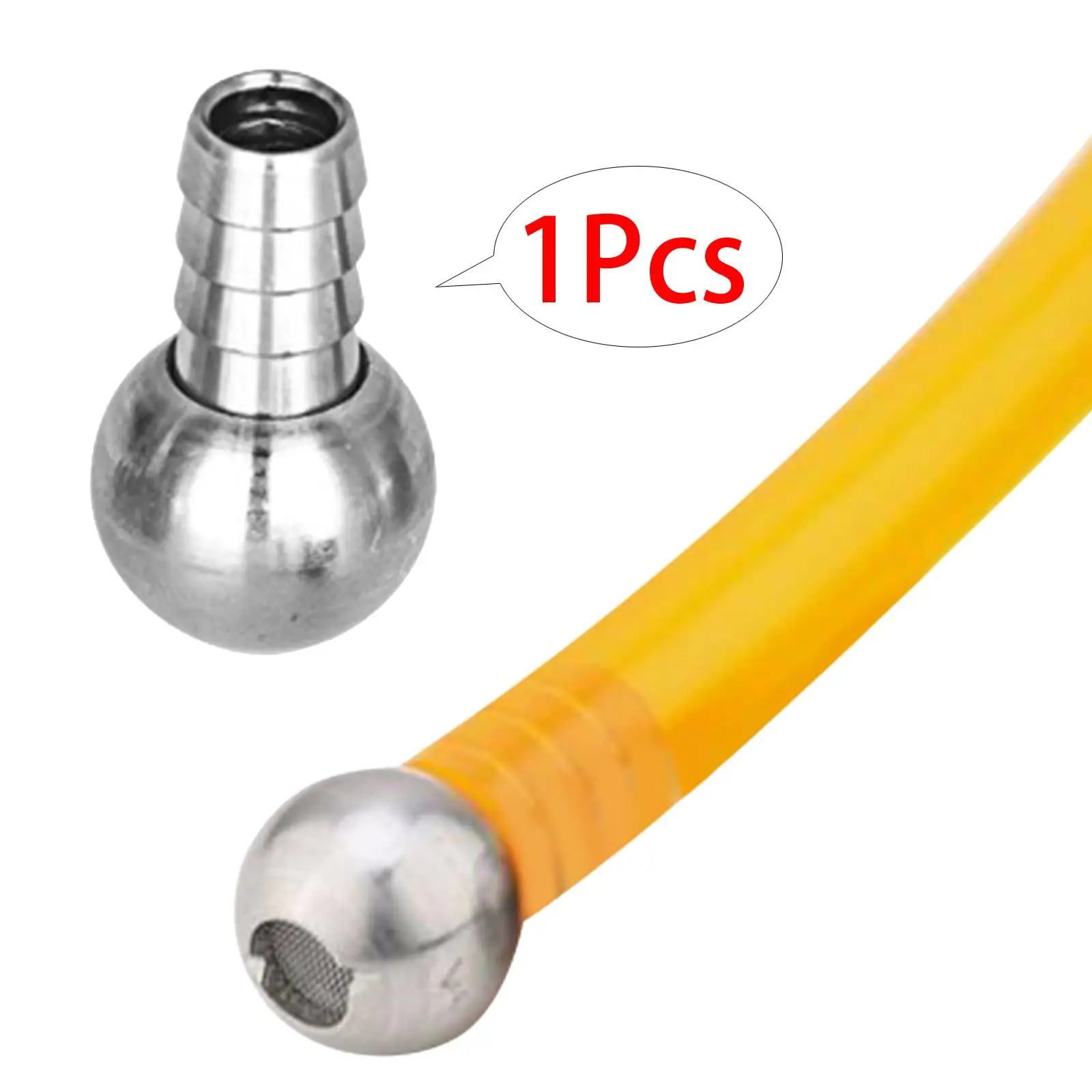 

PA Pot Cleaning Ball Accessories Durable Cleaning Tool 360° Spray Pattern 7mm Tank Washing Nozzle Rotary Sanitary Spray Ball
