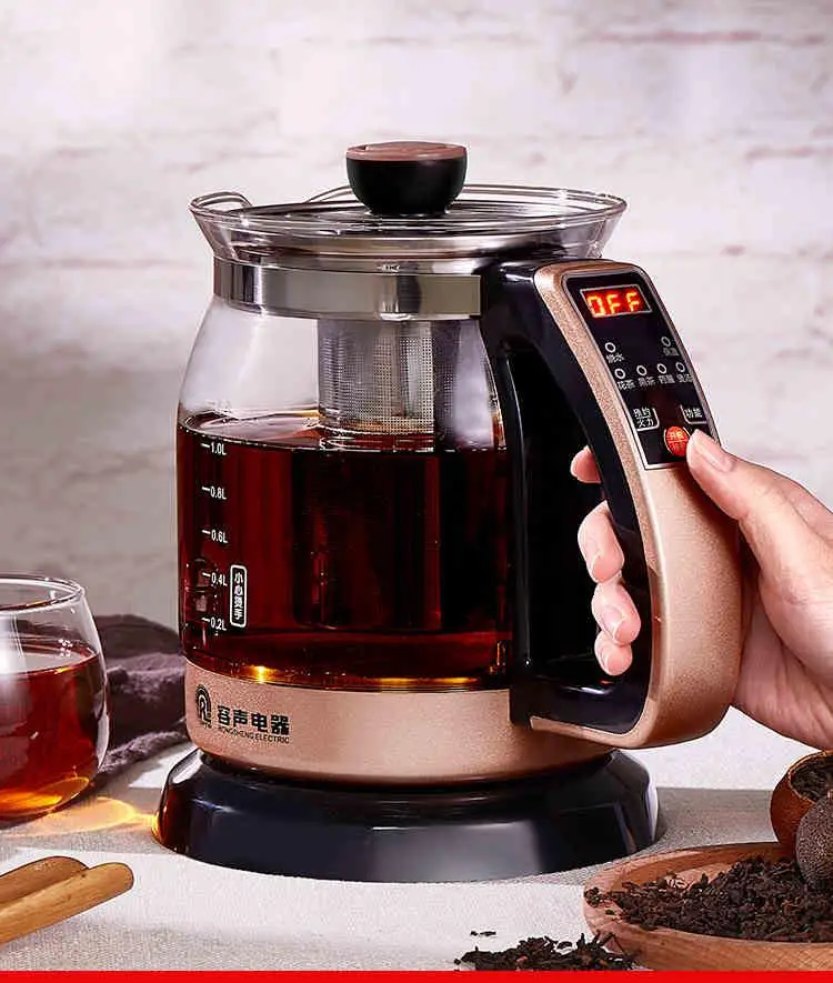 LCD Automatic Electric Kettle Water Carafe Health Pot Thick Glass Tea Pot Electric Tea Pot Insulation Hot Water