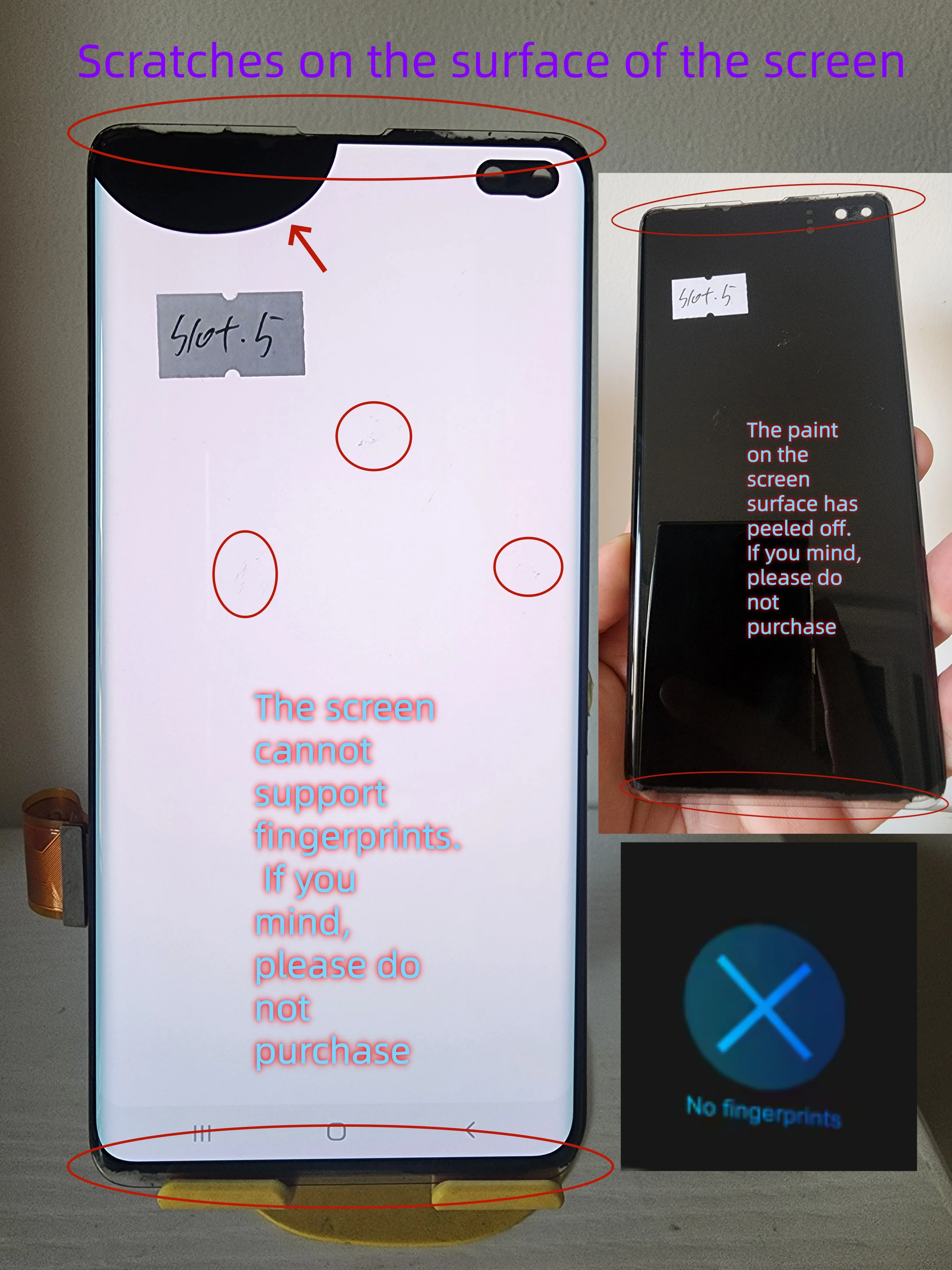 6,4-дюймовый AMOLED-дисплей для Samsung Galaxy S10+ S10 Plus SM-G975 G975FDS G975U, сенсорный экран в сборе, замена дисплея (art.: 3920db073bb16) - 3920db073bb16