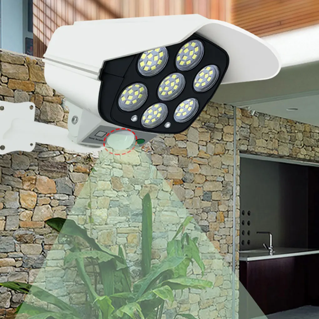 

Имитация мониторинга, поддельная Солнечная инфракрасная лампа, искусственная Беспроводная лампа для двора, сада, дистанционное креативное...