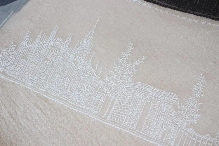 Кружевная отделка с вышивкой из мягкой сетки аксессуары для одежды кружевная