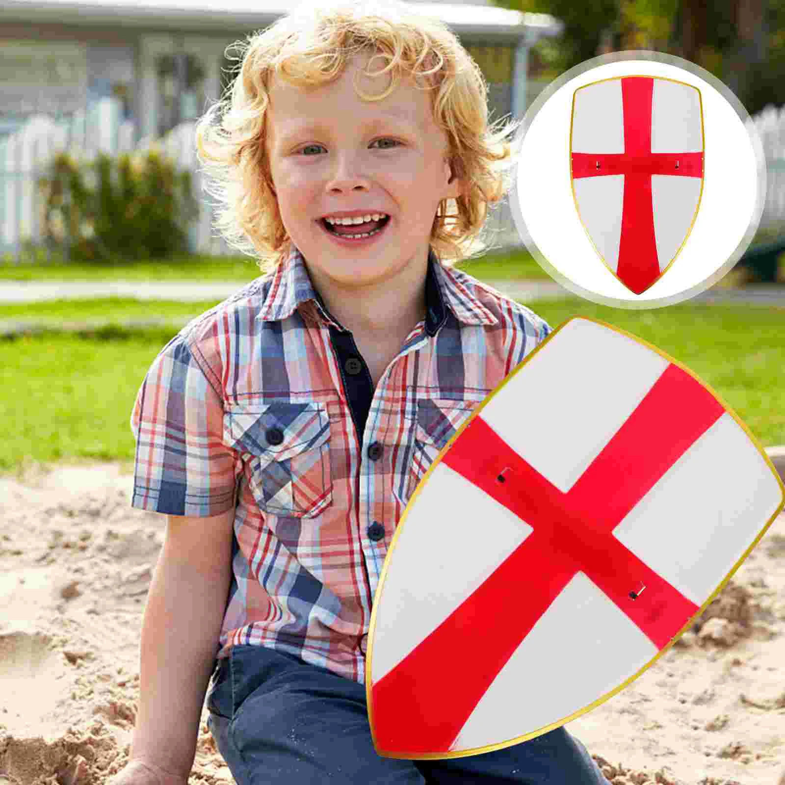 

Shield Toy Boys 5-8 Play Fake Cosplay Costumes Party Supplies Kids Small Plastic Toys Child Knight