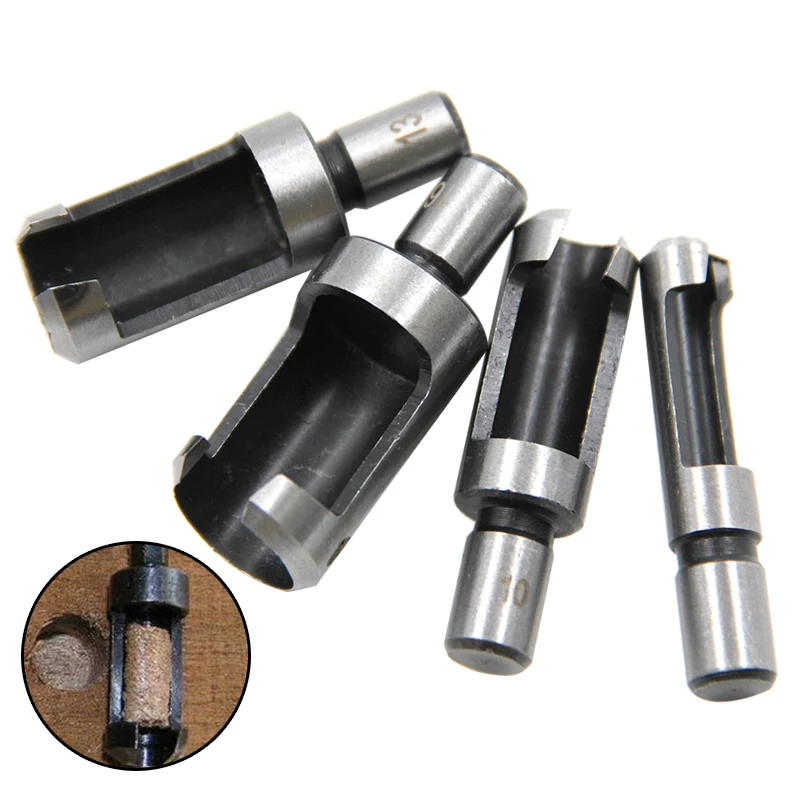 

4 шт. цилиндр пробковый сверлильный резак сверло отверстие для сверления древесины Бур для сверления отверстий ручной деревообрабатывающи...