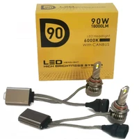 2pcs car led headlight bulb gsp led light source 45w 6000k 4000lm h11 led h4 9012 12v for car universal parts