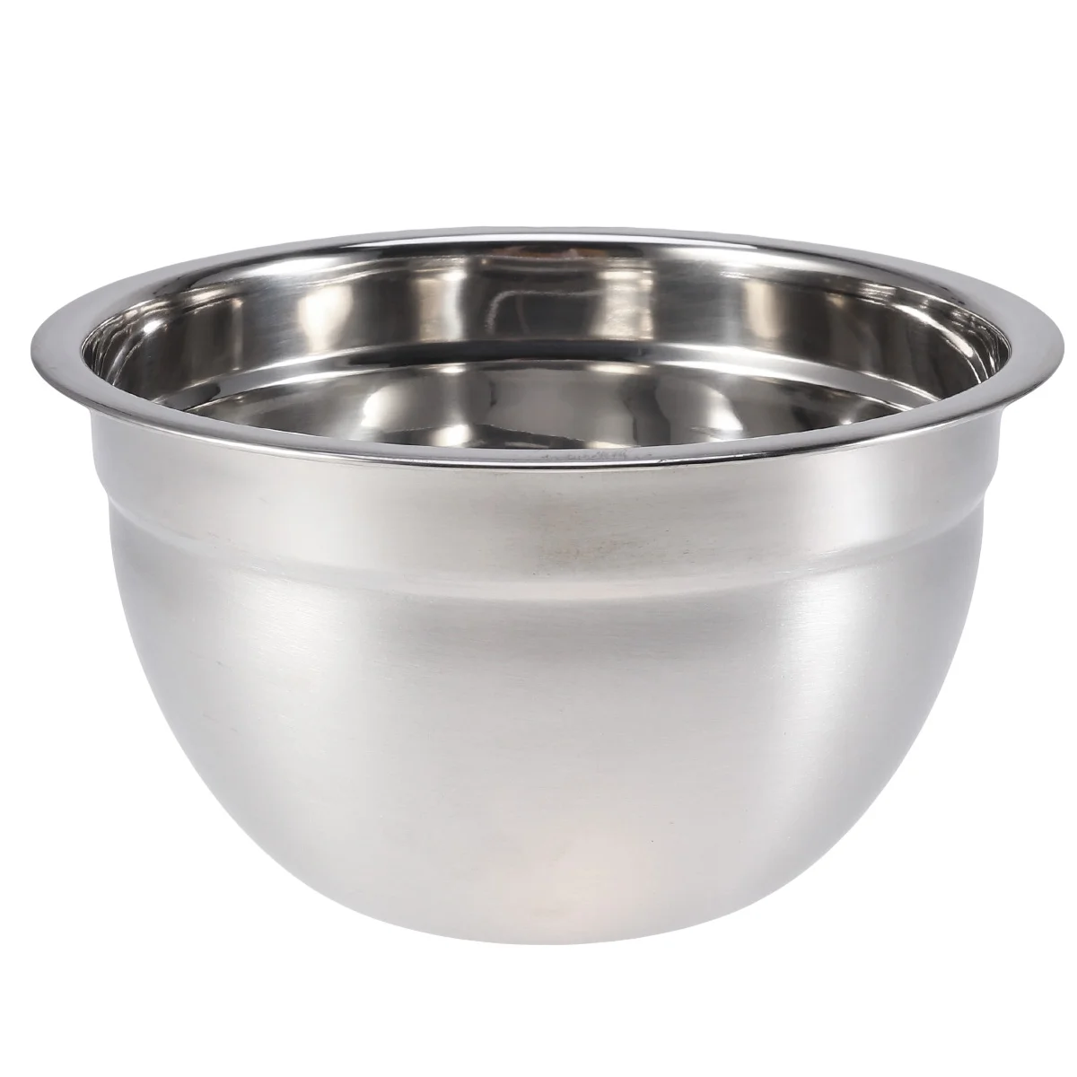 

Mixing Bowl, Stainless Steel Bowl Deepened Fruit Salad Bowl Egg Beating Container for Home Kitchen ( 18cm, without Lid )
