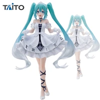 in stock anime original taito vocaloid hatsune miku figure cinderella heterochromatic 18cm figurine model toys for girl gift