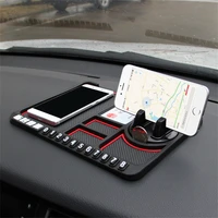 car dashboard anti slip mat auto phone cushion pvc for mobile phone bracket navigation storage cushion car interior accessories