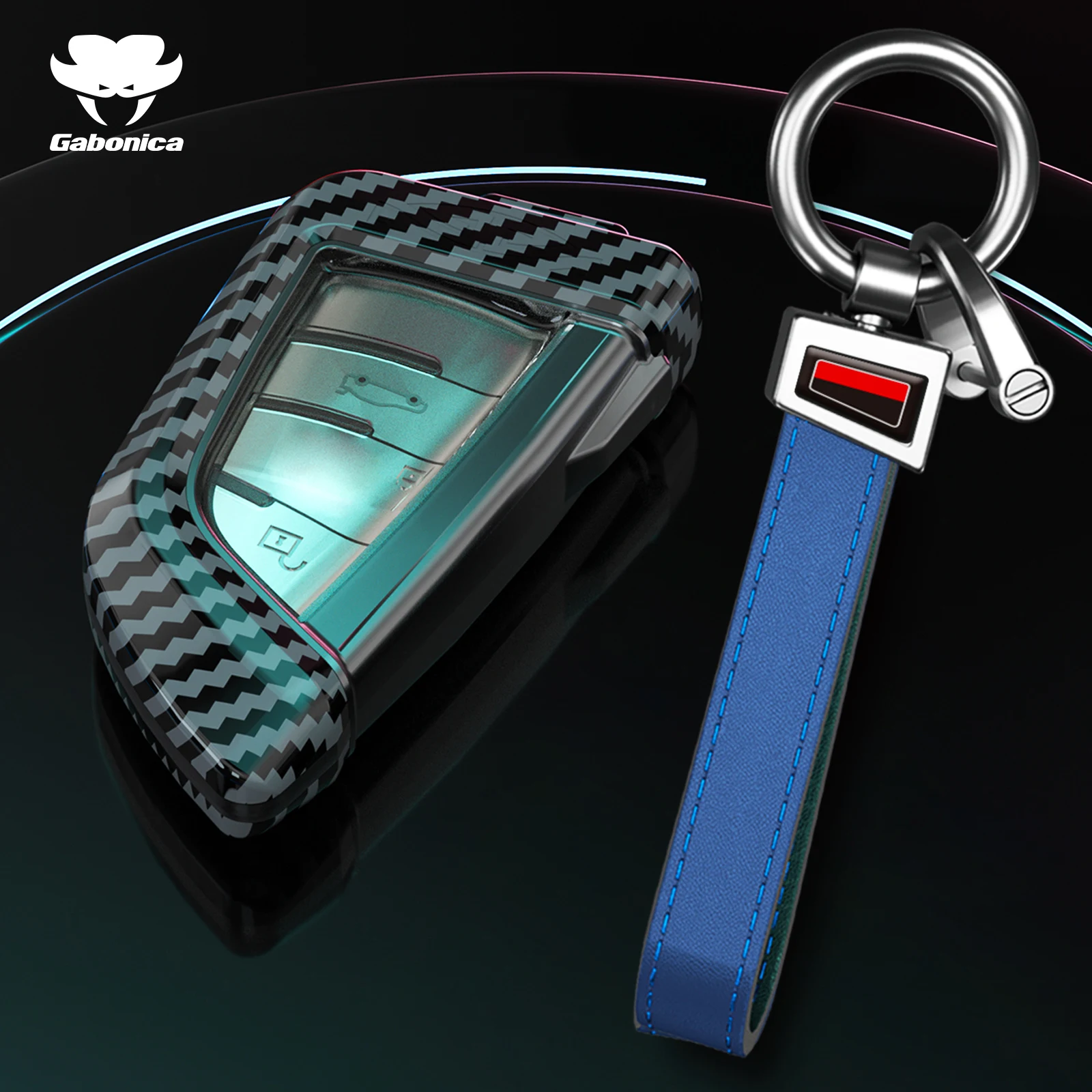 Чехол для автомобильного ключа из углеродного волокна BMW G30 G20 X1 X2 X3 X4 X5 X6 520 525 320i G11