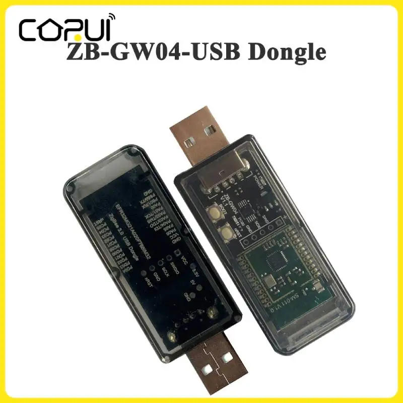 

CoRui ZigBee 3.0 ZB-GW04 Silicon Labs Universal Gateway USB Dongle Mini EFR32MG21 Open Source Hub Gateway Dongle Chip Module
