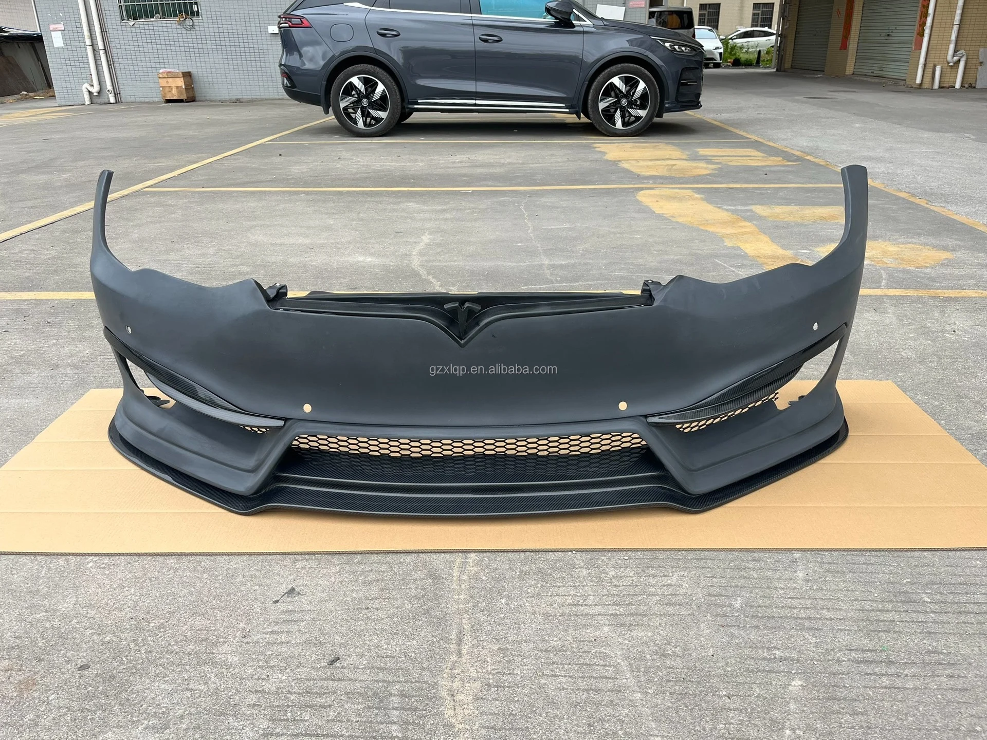 Для Tesla S Modifiziert Mit PD-материал передняя и задняя части Stangen Motorhaube Modell Alt современный