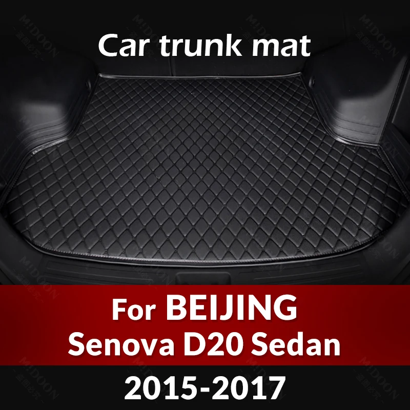 

Автомобильный коврик для багажника Пекин Senova D20 седан 2015 2016 2017 пользовательские автомобильные аксессуары автомобильное украшение интерьера