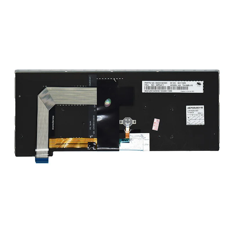 Фото Клавиатура ноутбука США для Lenovo ThinkPad T470 T480 T460S T470S, новая английская клавиатура для ноутбука S2 с подсветкой №2