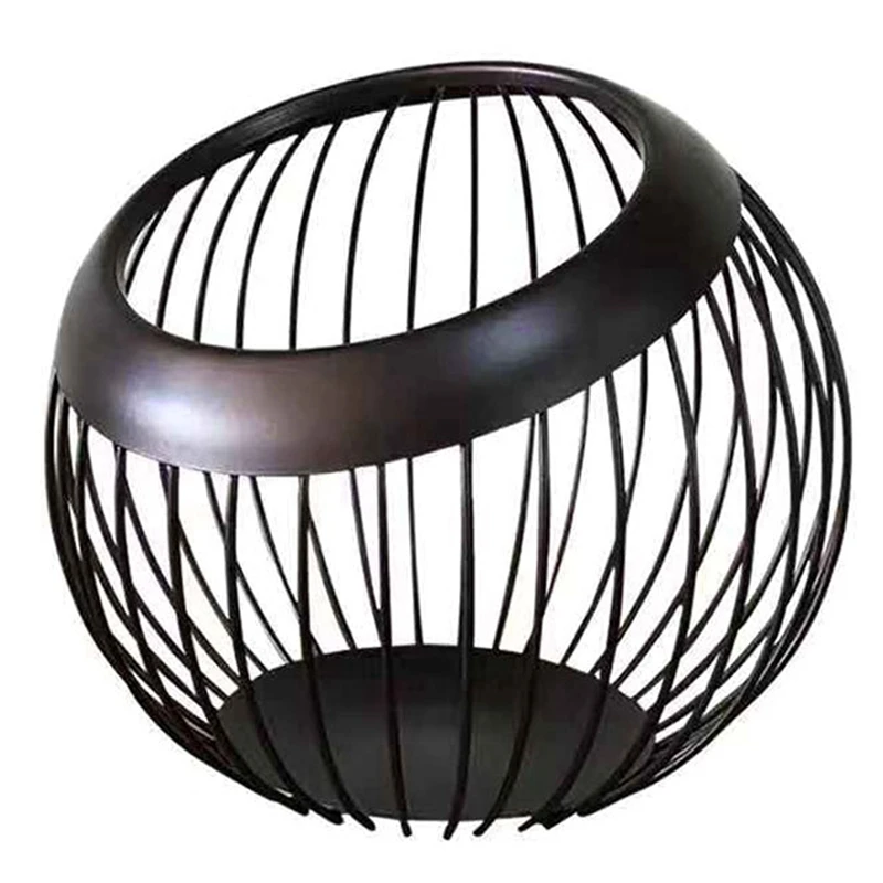 

Wrought Iron Fruit Tray, Fruit Basket, Household Goods, Creative Storage Basket, Espresso Capsule Storage Rack