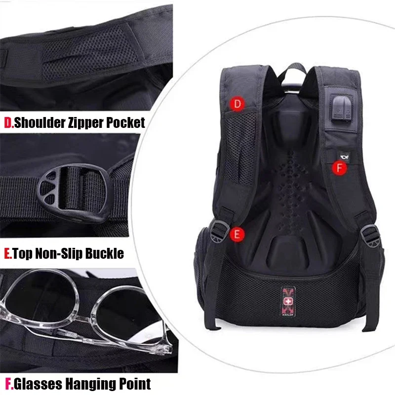 2024 водонепроницаемый рюкзак для ноутбука Swissgear мужской дорожный с самолетом