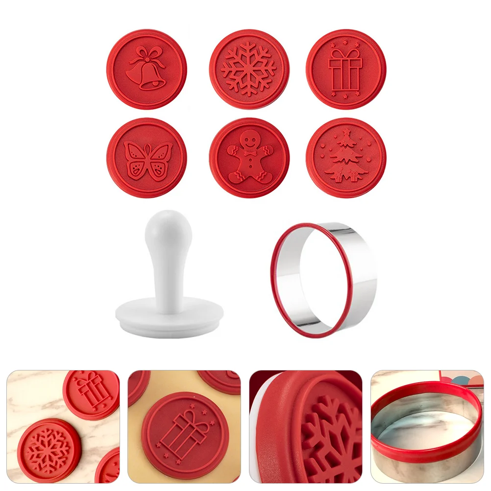

1 Set Christmas Cookie Stamps Holiday Cookie Cookie Stamps Pastry Stereotypes Tool
