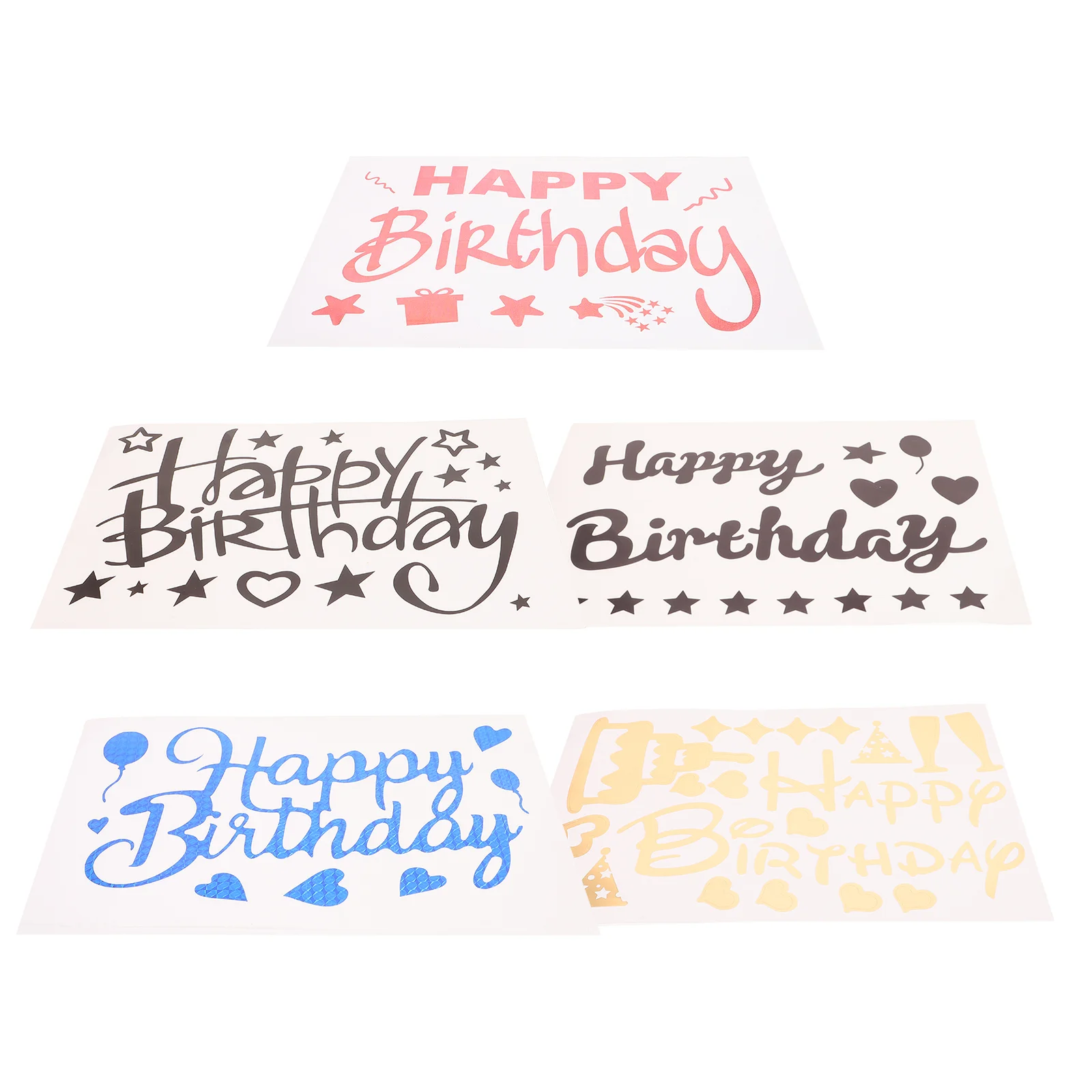 

5 шт., наклейки на день рождения