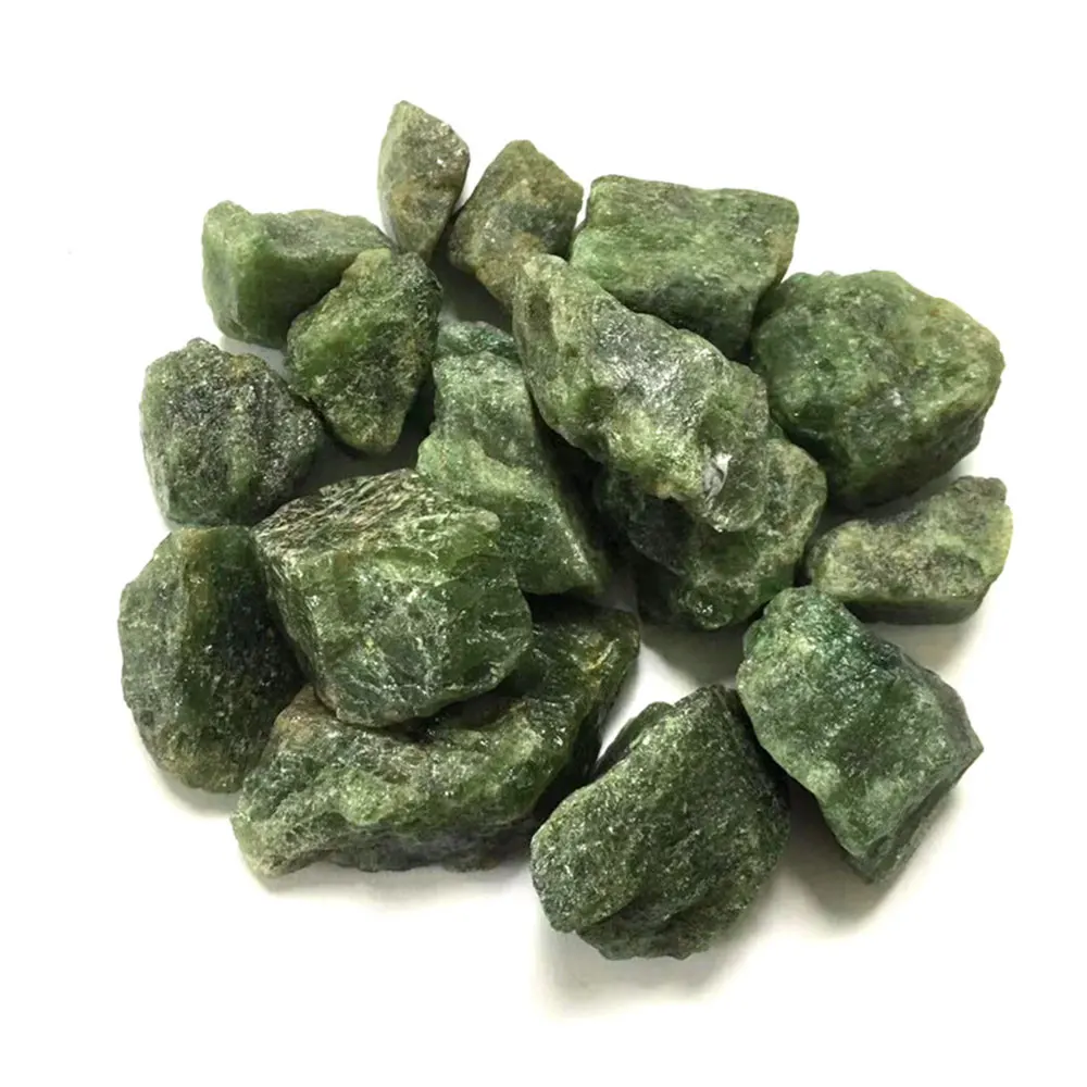 

100g Bulk Natural Green Apatite Raw Rough Stone Quartz Crystal Mineral Specimen Healing Gemstone Aquarium Home Decoration