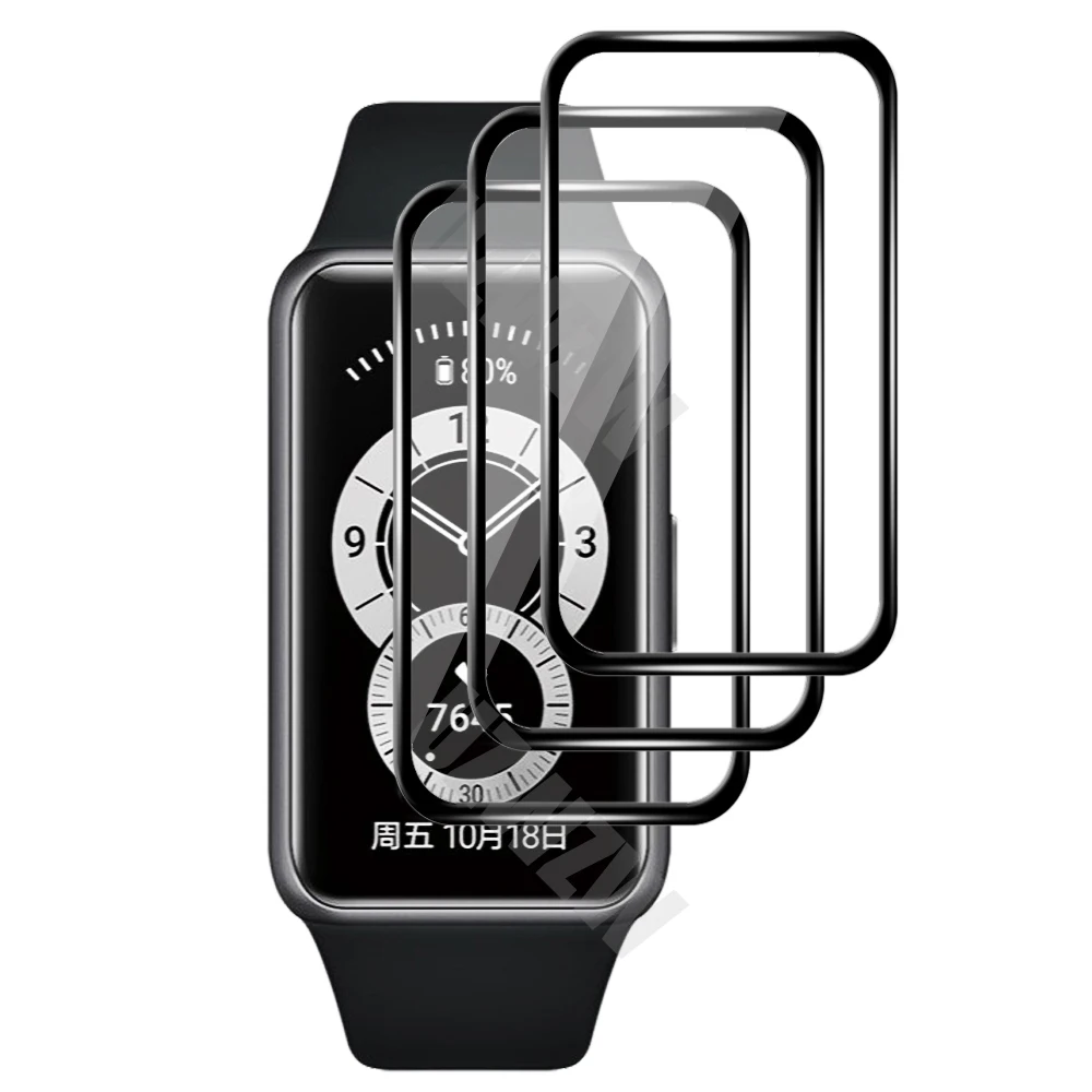 

(3pcs) Screen Protector For Huawei Band 6 Full Coverage Soft Protective Film Cover (Not Glass)