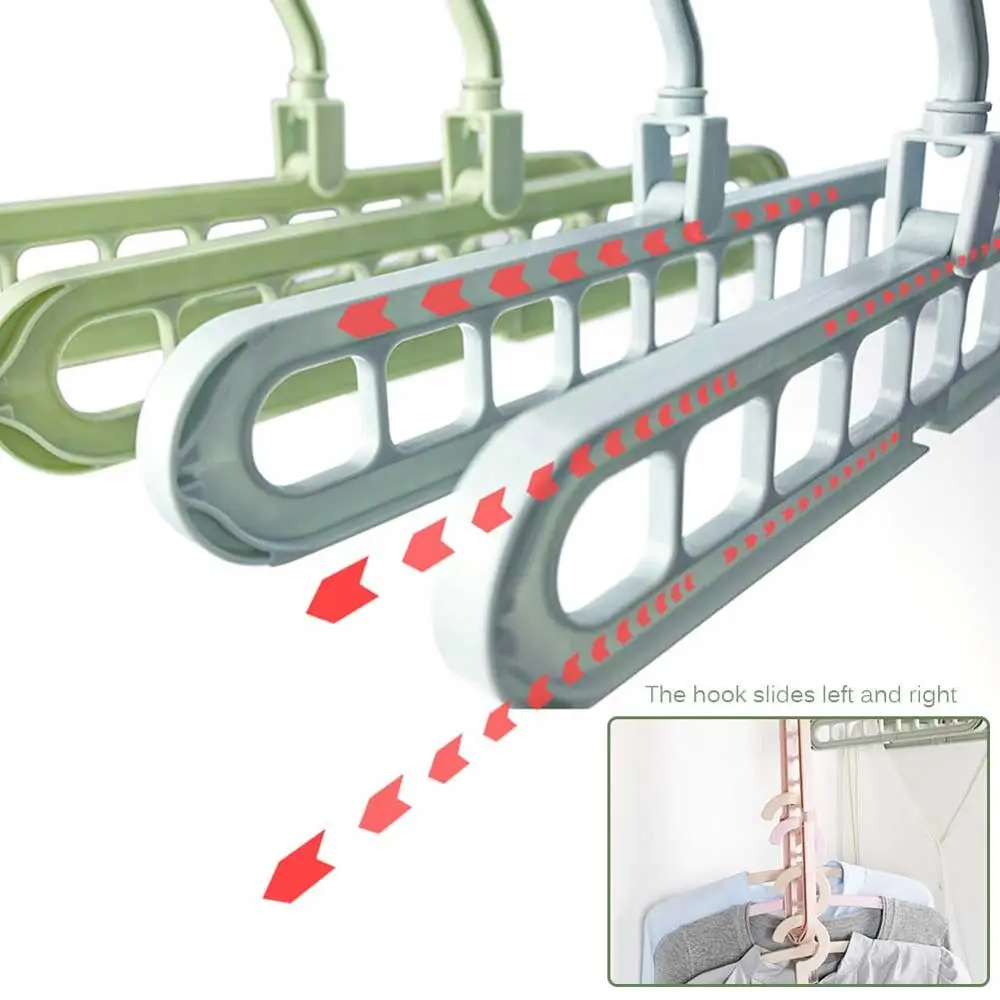 

Multi-port clothing rack Clothes hanger closet organizer Space Saving Hanger Plastic Scarf cabide hangers for clothes TXTB1