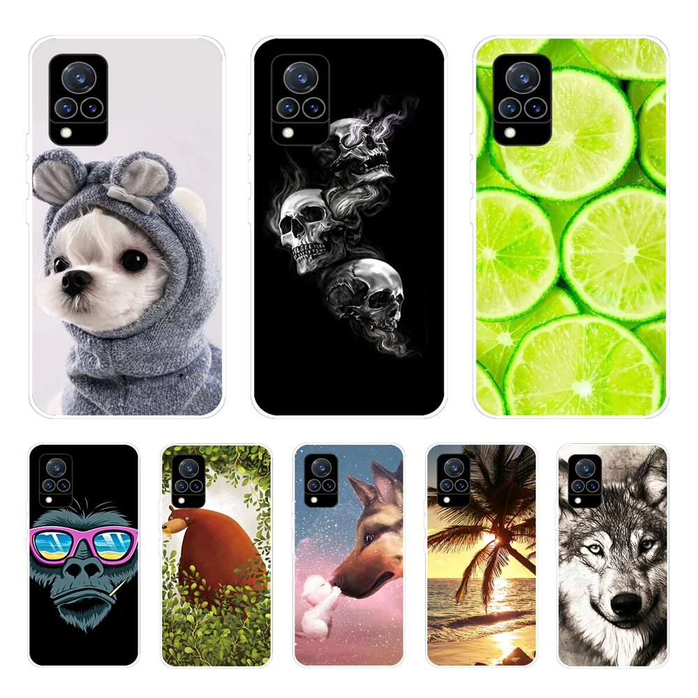 ДЛЯ vivo V21 ЧЕХОЛ ДЛЯ vivo V21e 4G задняя крышка телефона для VIVO V21e Vivo V21 4G 5G силиконовый мягкий защитный бампер