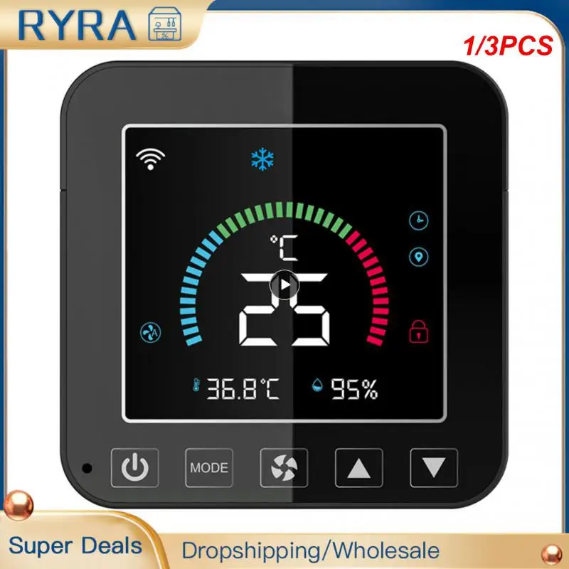 

1/3PCS Tuya Smart WiFi IR Air Conditioner Thermostat Intelligent Linkaged With Temperature Sensor Via Alexa Home Smart