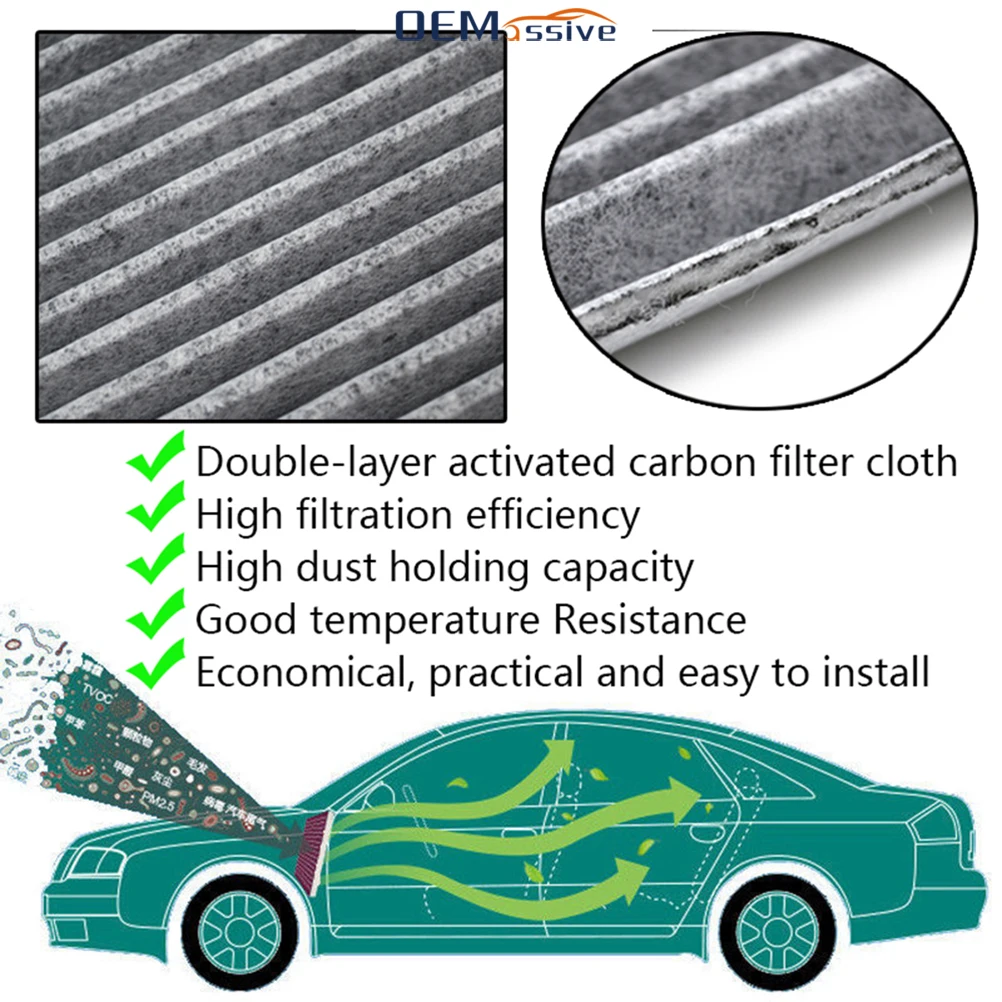 Воздушный масляный фильтр салона пыльцы 071115562 1К 0819644 0129620 D для Seat Altea 5P1 2004-2009 2010 1 9 2