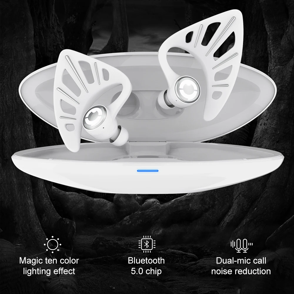 Оригинальные наушники YOWU Elf Милая модель беспроводные bluetooth со встроенным
