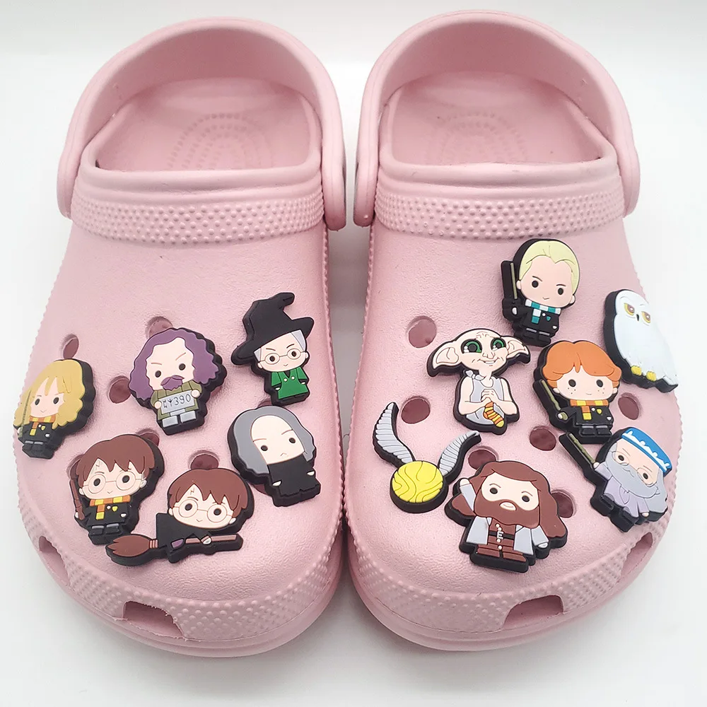 

Anime Characters Cartoon Sneakers Shoes Flower Shoe Buckles Garden Croc Charms Jibz Decorative Buckles PVC Shoe Ornaments Kids