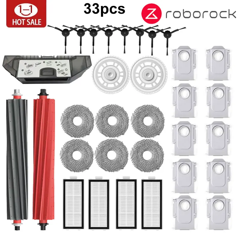 Roborock Qrevo Master / Qrevo Slim Робот-пылесос Аксессуар для пылесоса Основная боковая щетка Hepa-фильтр Швабра Мешок для пыли Запасная часть