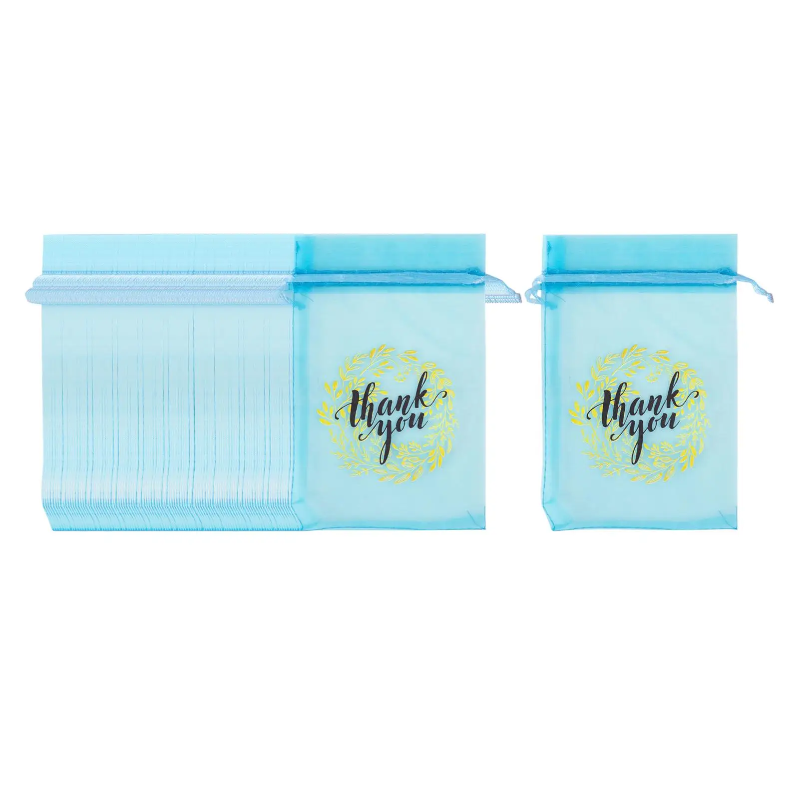 100х портативные подарочные пакеты Подарочная коробка для конфет мешочки