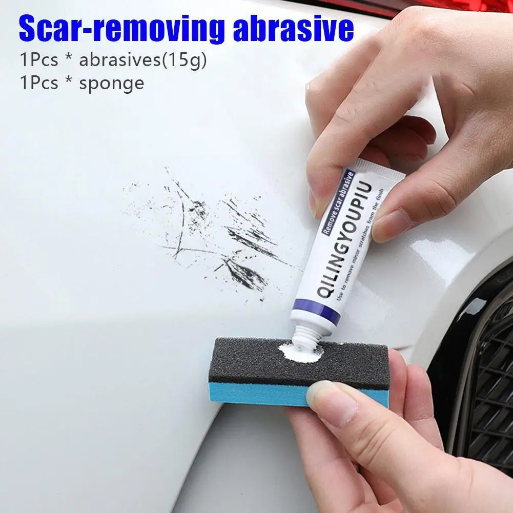 

Средство удаления царапин с автомобиля с губкой для автомобилей, краска для тела, уход за царапинами, полировка и полировка, паста для краск...