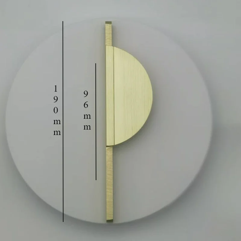 

Золотые алюминиевые ручки для шкафов