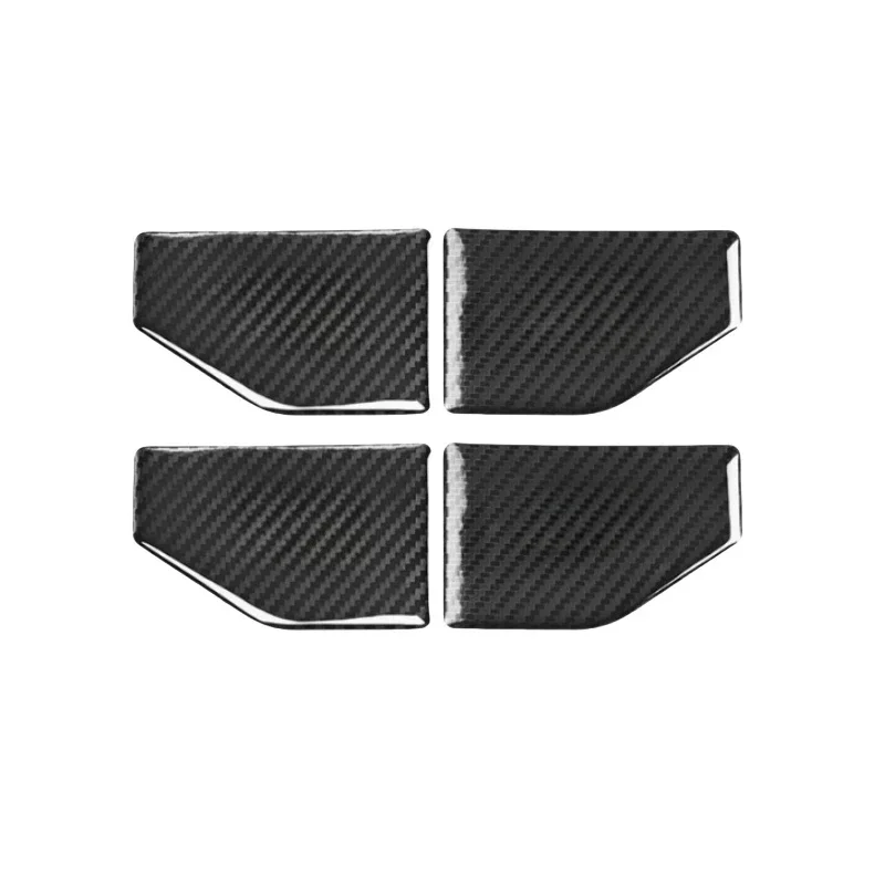 Автомобильная наклейка на внутренняя дверная чаша из углеродного волокна