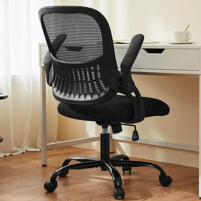 

Офисное кресло, настольное кресло, эргономичные стулья для дома и офиса, компьютерное кресло с откидными подлокотниками, сетчатые настольные стулья с колесами