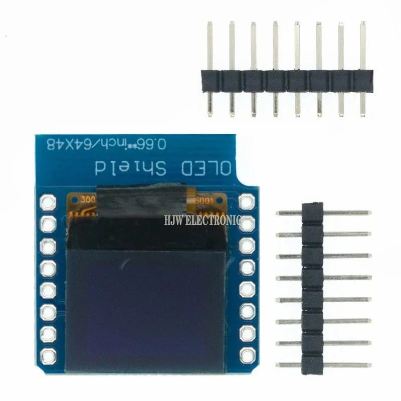 ЖК-дисплей с OLED-экраном 0 66 дюйма совместимый WEMOS D1 MINI ESP32 64X48 дисплей oled-модуль IIC I2C
