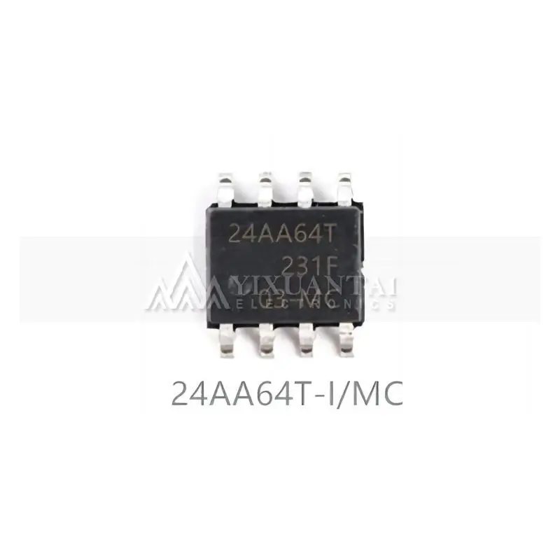 2 шт./партия 24AA64T-I/MC IC EEPROM 64kbit I2C 400KHZ 8DFN Новинка