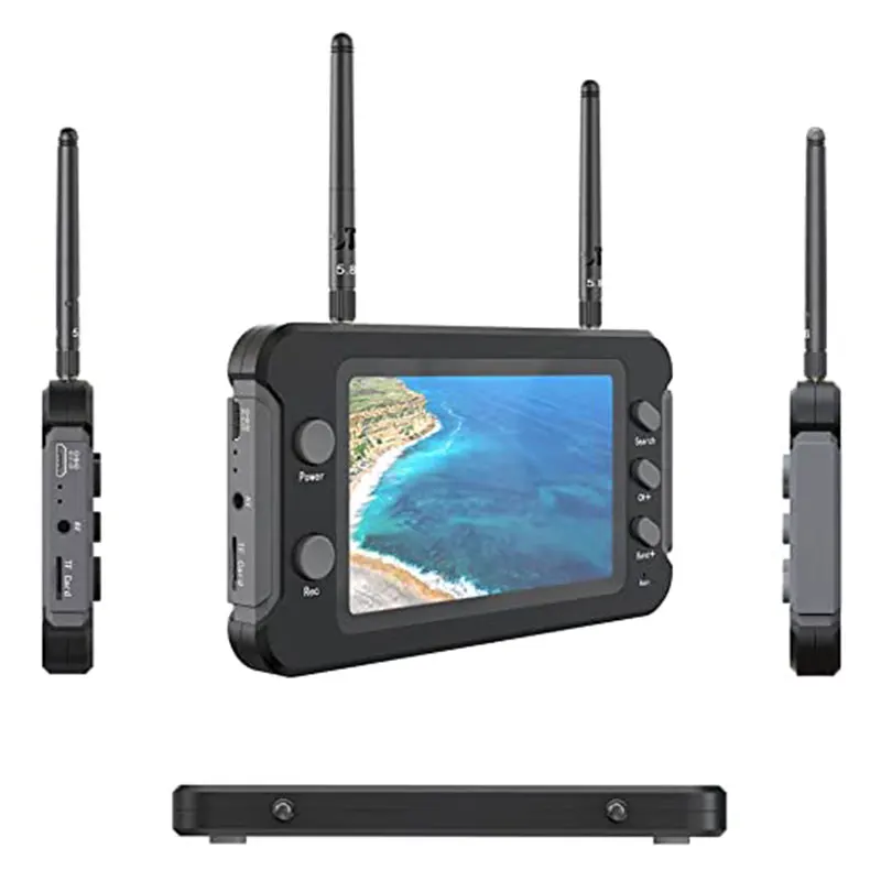 5 8G FPV монитор с DVR 40CH 4 3 дюймовый ЖК-дисплей 16:9 NTSC/PAL автоматический поиск