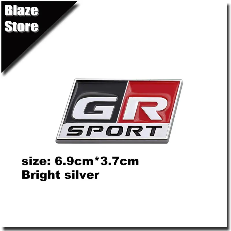 

Автомобильные наклейки, аксессуары GR, спортивный значок для Toyota GR Camry Corolla RC 86, Prius Yaris HV, кузов, задняя дверь, передняя решетка, наклейка