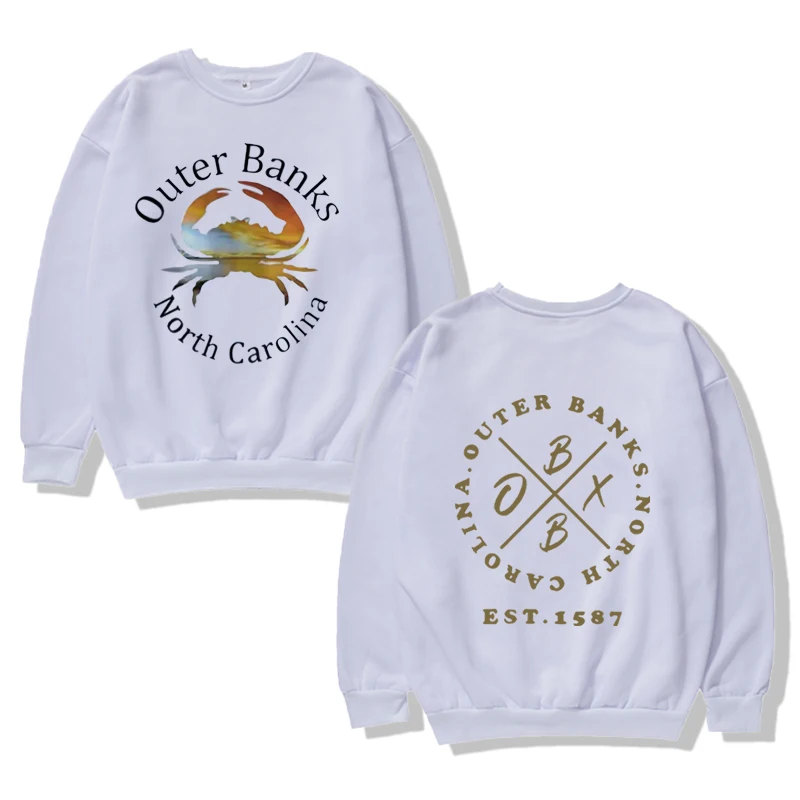 Pogue Life Oversized Pullover Outer Banks Sweatshirt Gift Obx Beach North Carolina Coast Harajuku Streetwear Unisex