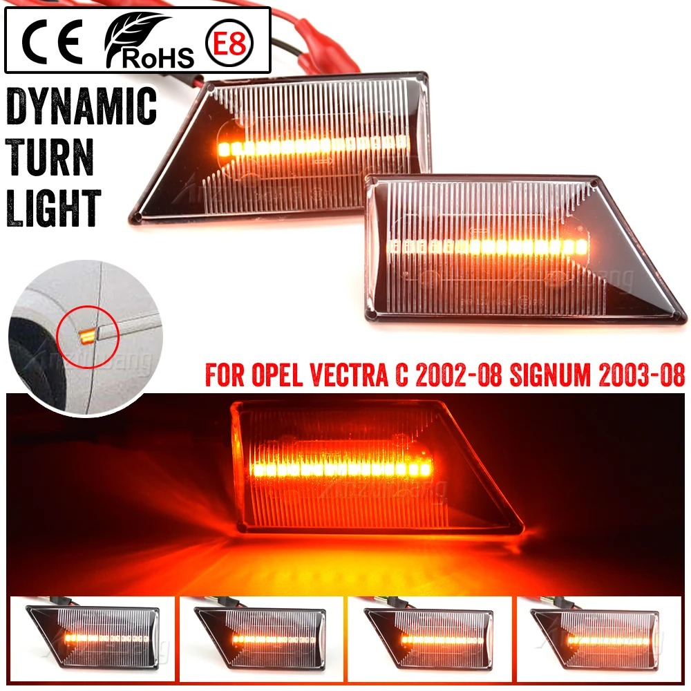 Последовательный мигающий Телефон боковой маркер указателя поворота задний