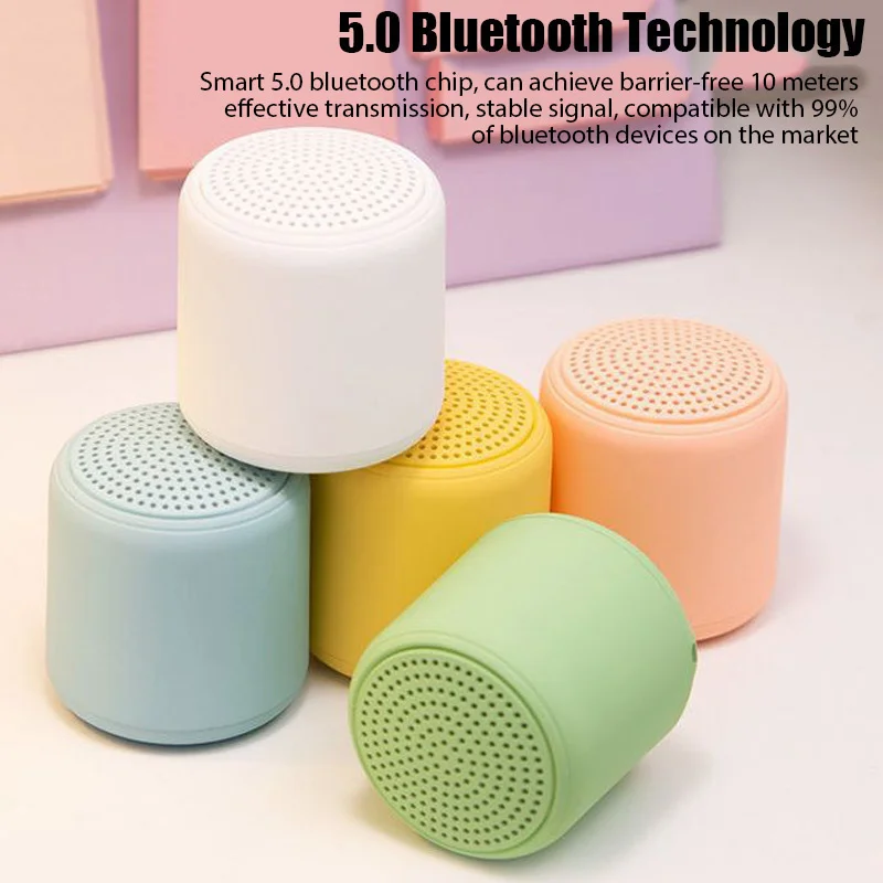 Купи Original Bluetooth Speaker Portable Outdoor Loudspeaker Wireless Mini Column 3D Stereo Music Surround Bass Box Mic Recommend Hot за 2,236 рублей в магазине AliExpress