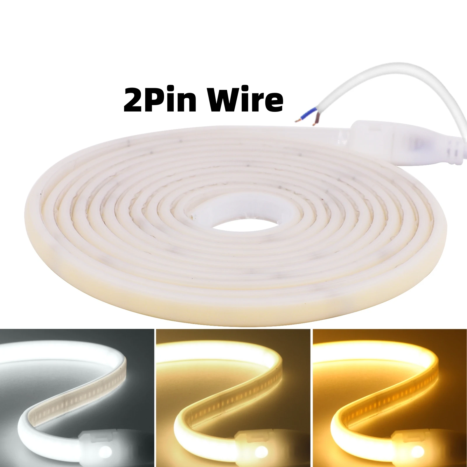 

HEGEHE Светодиодная лента COB теплый/нейтральный/белый