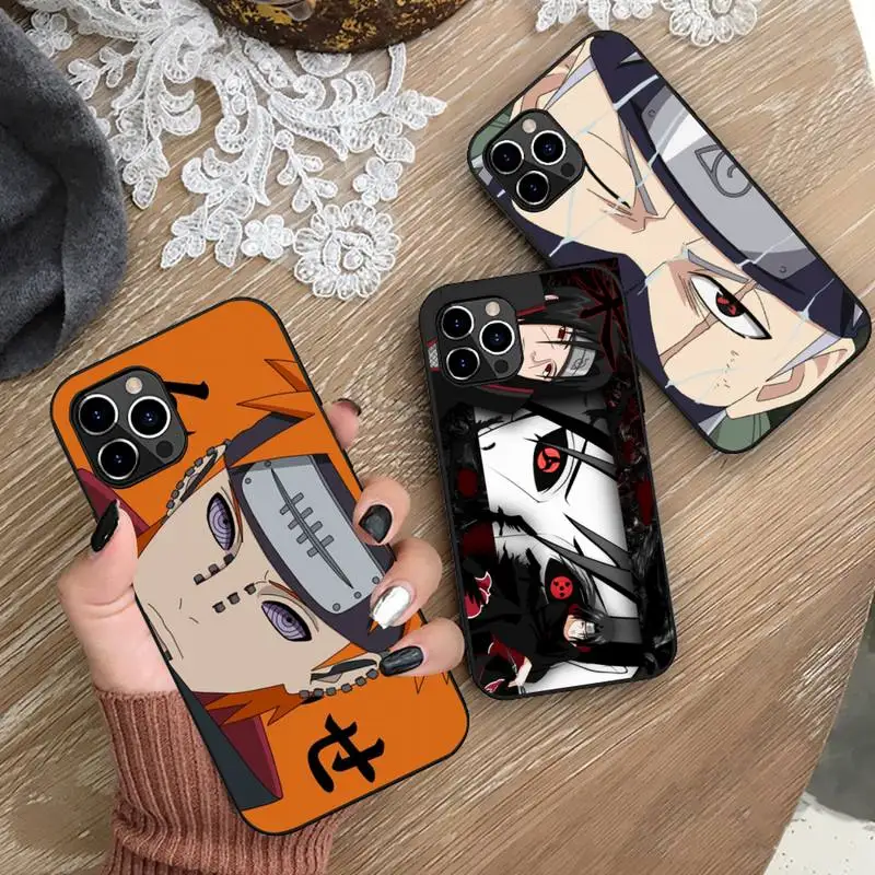 

Itachi Gaara Uzumaki Naruto Sasuke Kakashi Madara Phone Case Silicone Soft for iphone 13 12 11 Pro Mini XS MAX 8 7 Plus X XR