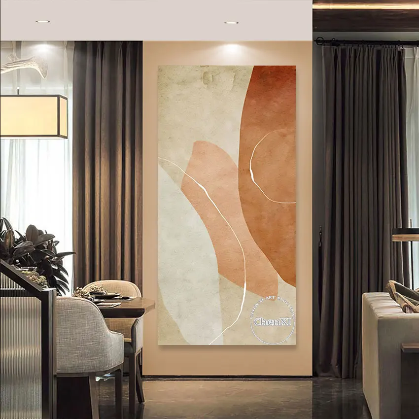 New Arrival Abstract Idea Oil Painting Handmade Artwork Contemporary Wedding Bedroom Decoration Wall Hanging Art Unframed |