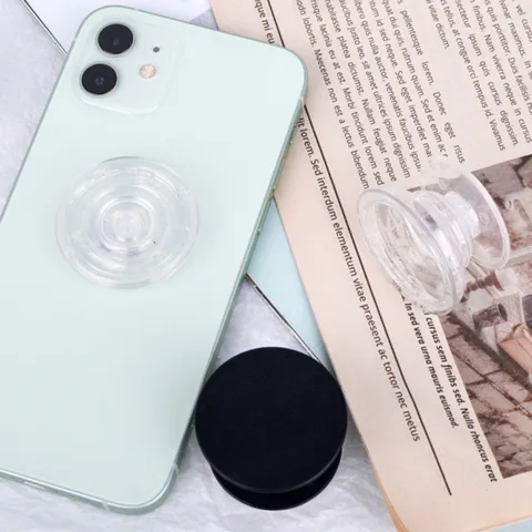 Прозрачная складная розетка для телефона, кольцо на палец, ручкаTok, ручка для позикета, сделай сам, подставка для мобильного телефона, базовая ручка, держатель, аксессуары