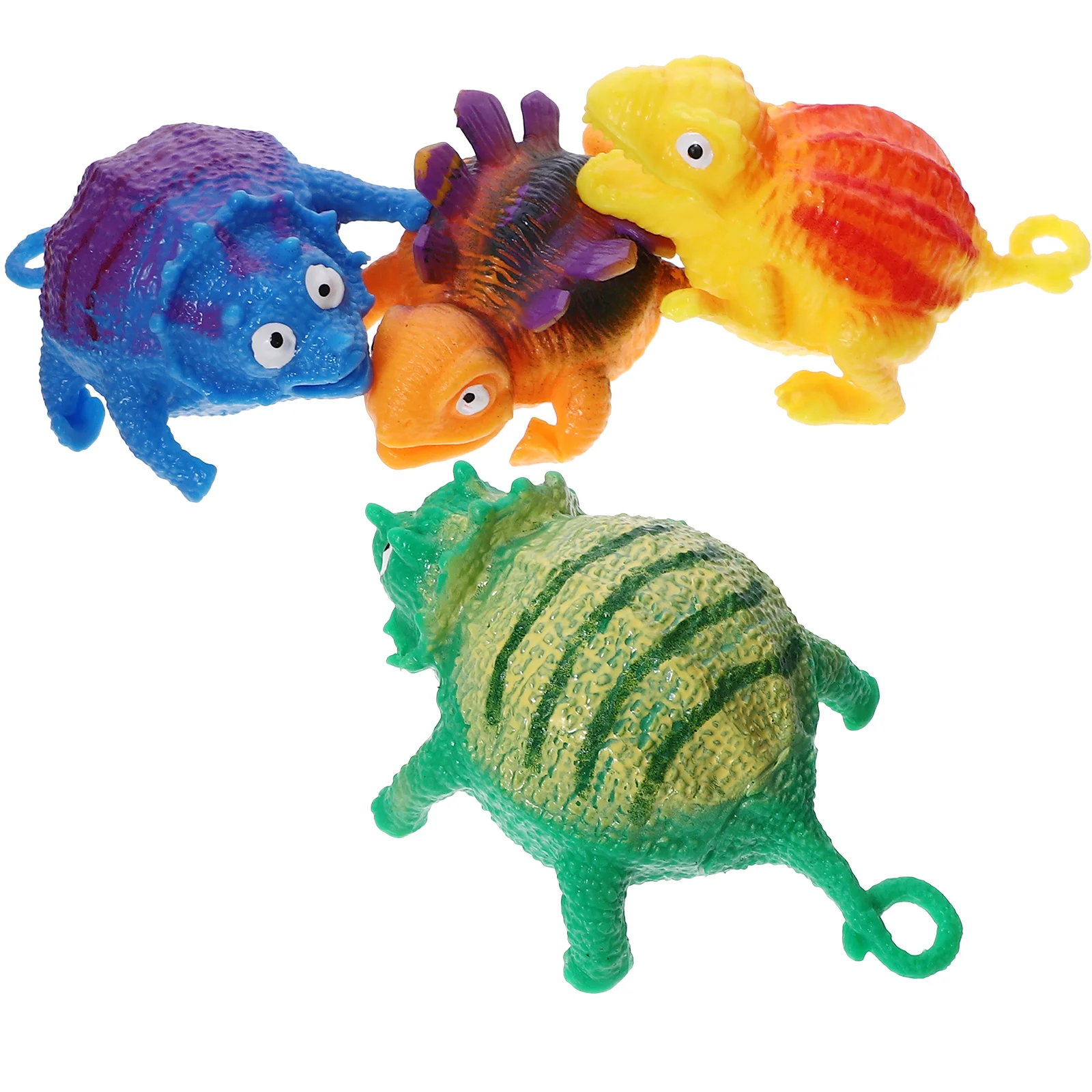 

4 Pcs Animal Blowing Toys Inflatable Balloons Up Dinosaur Outdoor Ballons Vent Class Funny