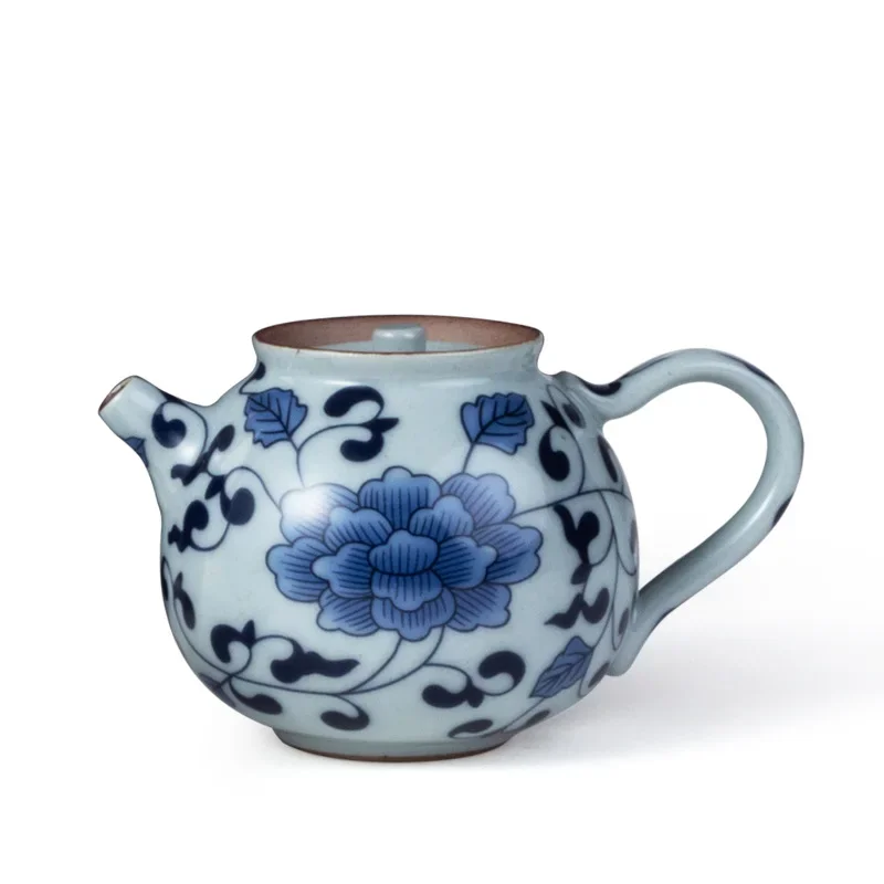 Сине-белый чайник японская керамическая чашка кунг-фу чайная керамика бытовая