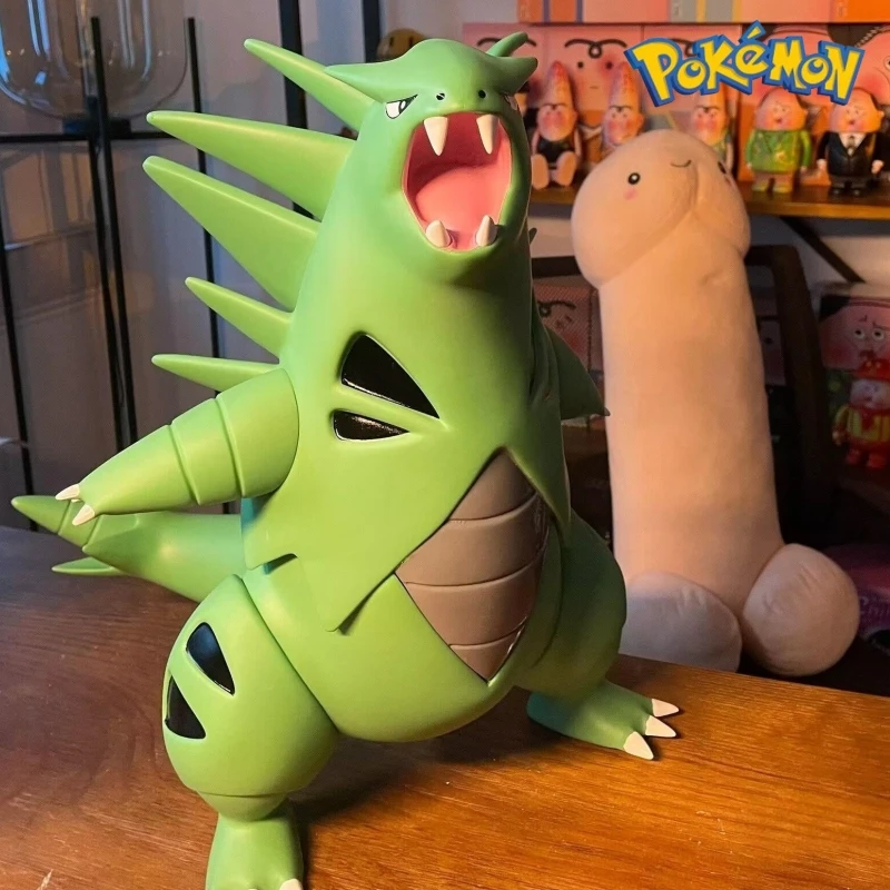 

Pokemon Anime 1:1 Tyranitar Figures 45cm Statue Model Decoration Pvc Action Figurine Dolls Toys For Children Birthdays Gifts